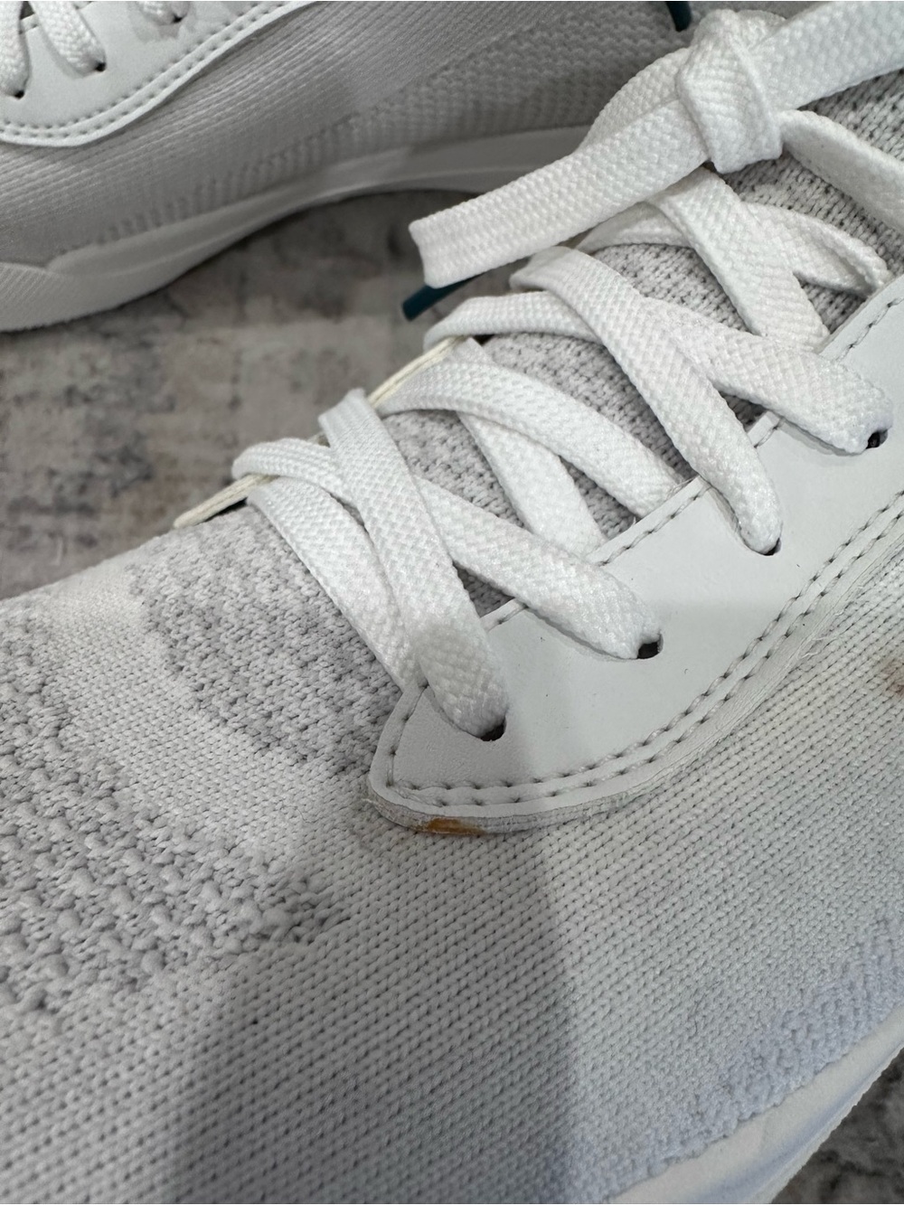 Vessie Weekender Waterproof Sneaker White Knit Low-Top Sneaker - Picture 5 of 11